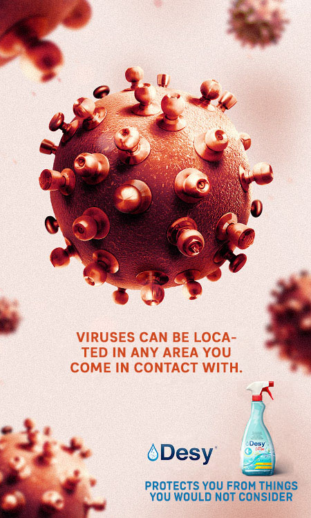El virus puede estar en todo lo que tocas